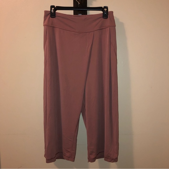 lululemon athletica Pants - Lululemon Wide Leg HR Crop 19”,Color-(SCHI)Spiced Chai,GUC